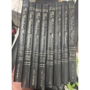 Time Life Books THIS FABULOUS CENTURY 8 Volume Set 1870-1970 Complete